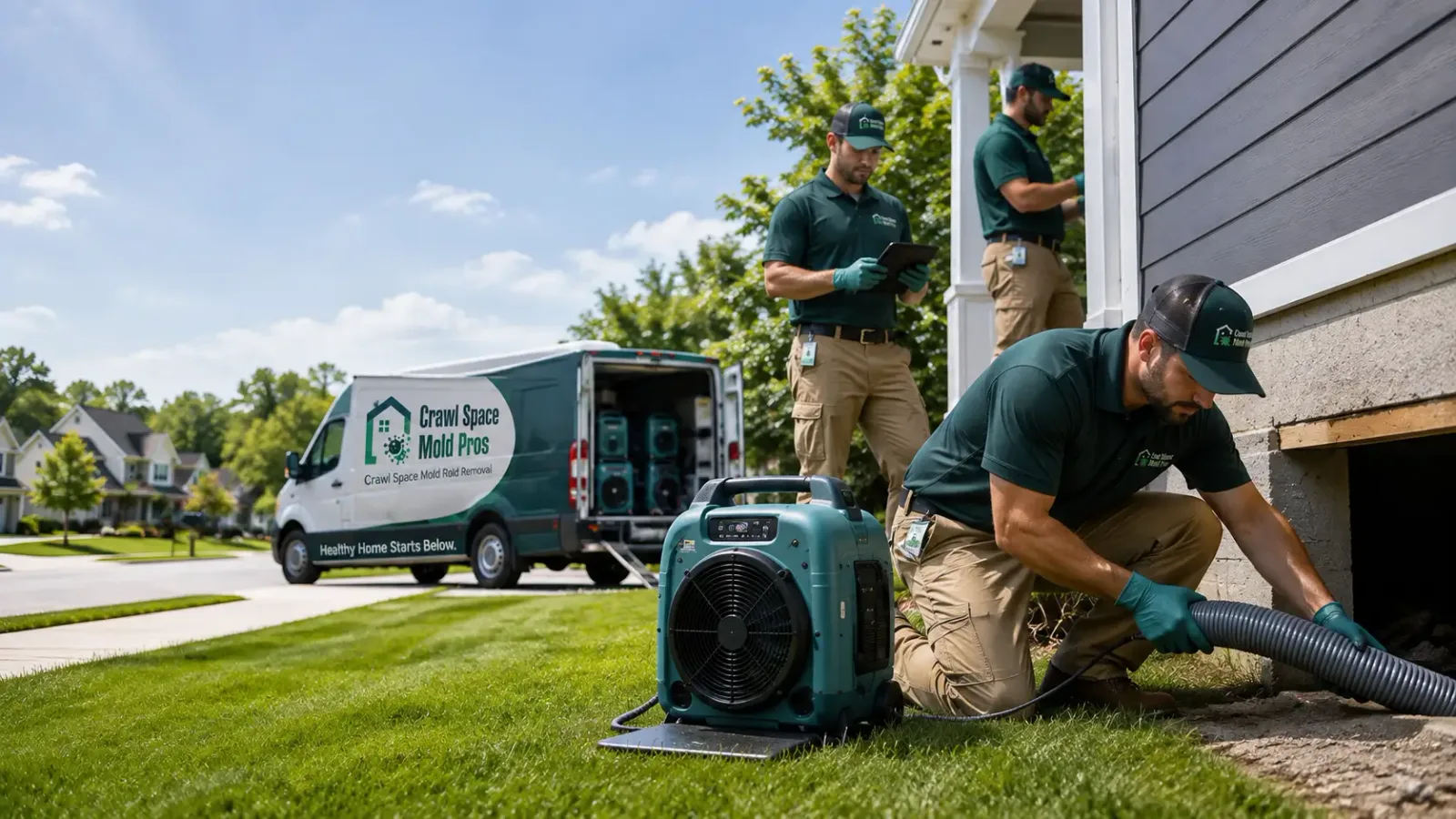 Crawl Space Mold Removal in Belfield, ND